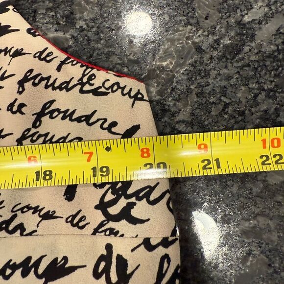 Chico's Red and Cream Floral Tank Top - Picture 6 of 7